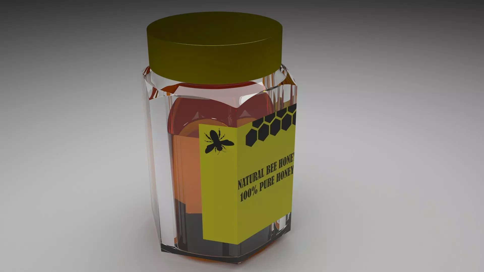 Jar of Honey 3D model
