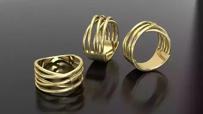 twisted ring threads