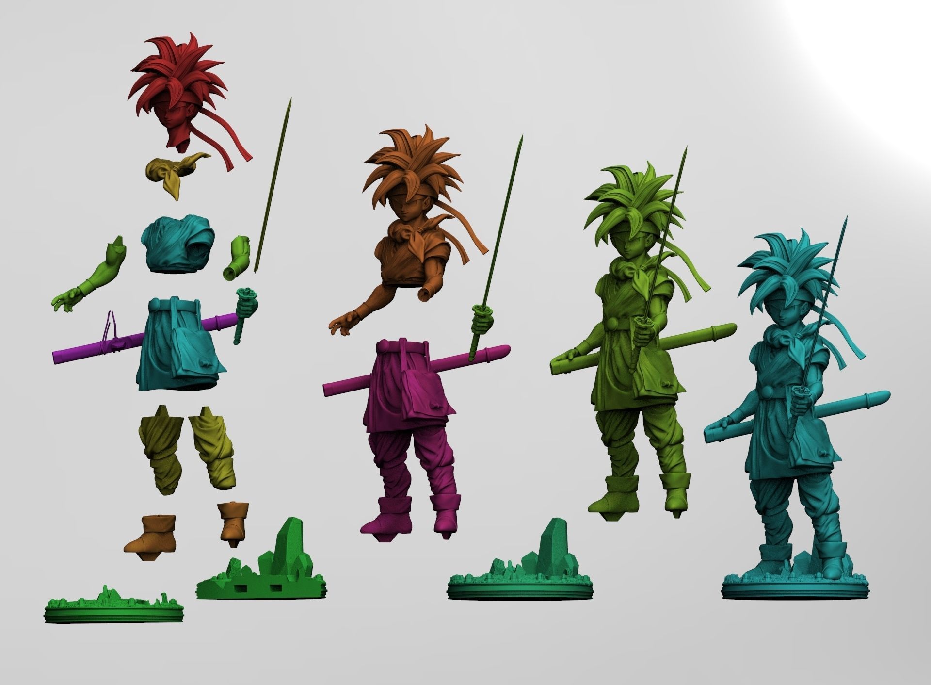 Crono - Chrono Trigger 3D print model_4