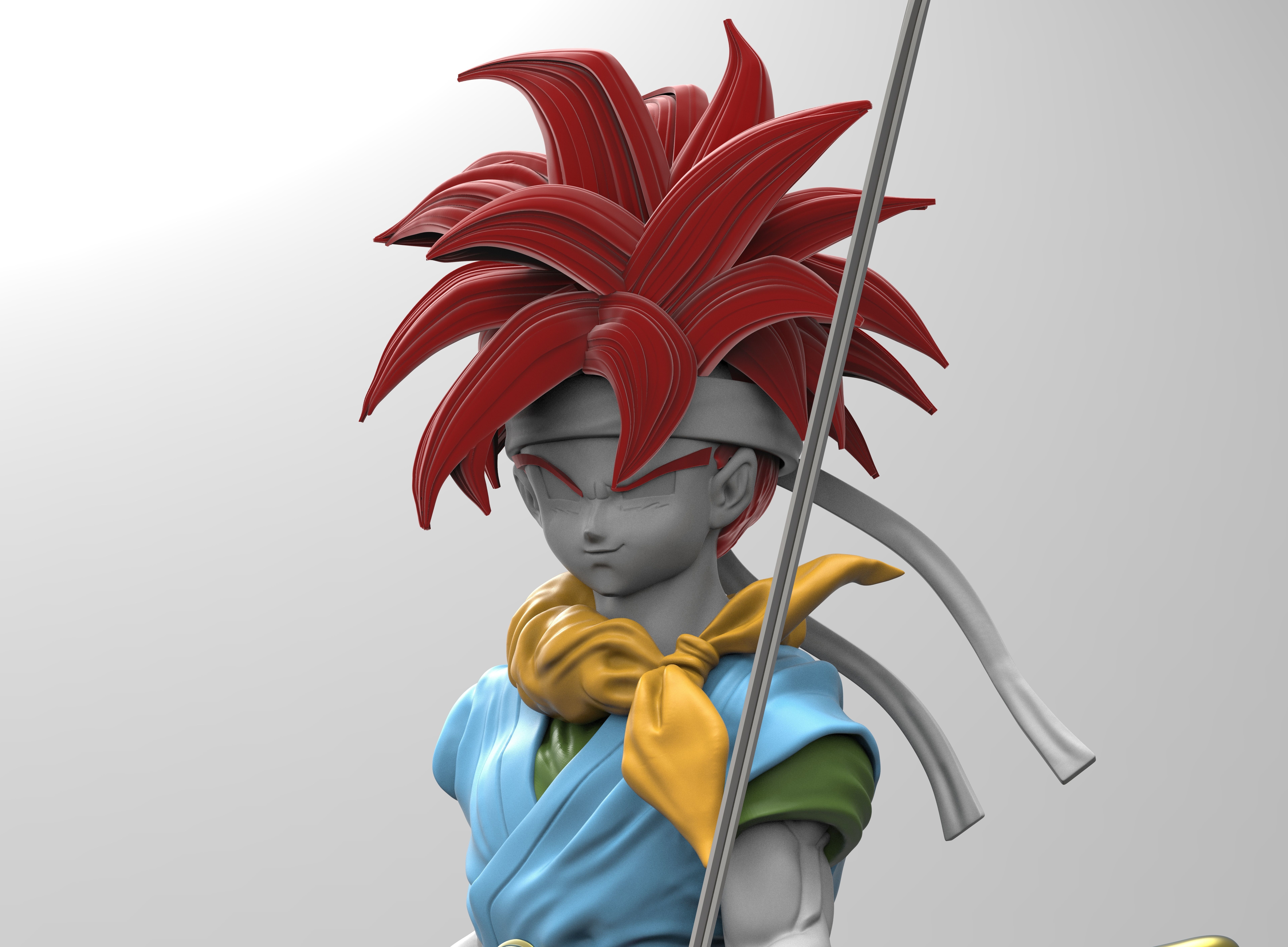 Crono - Chrono Trigger 3D print model_1