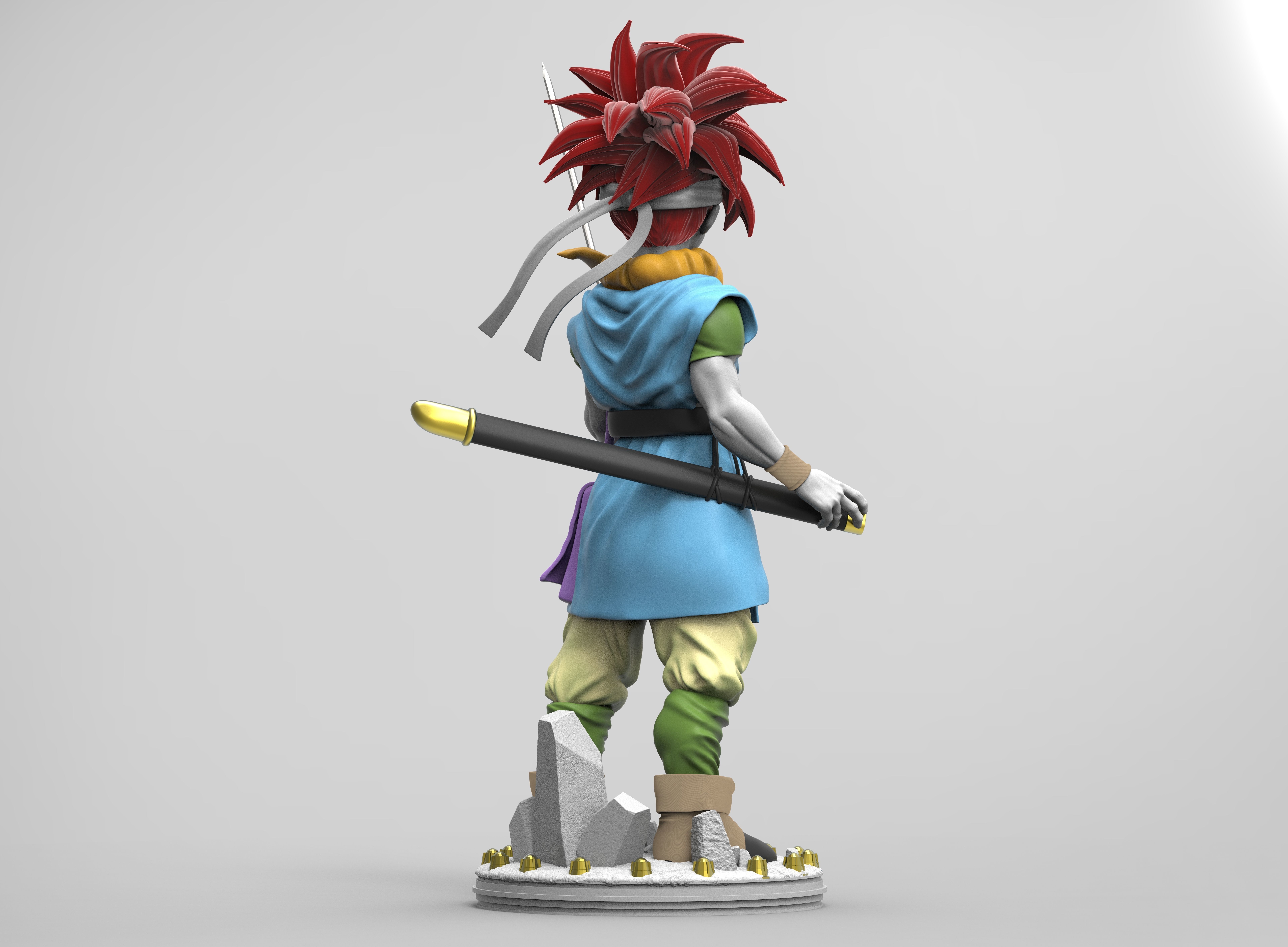Crono - Chrono Trigger 3D print model_2