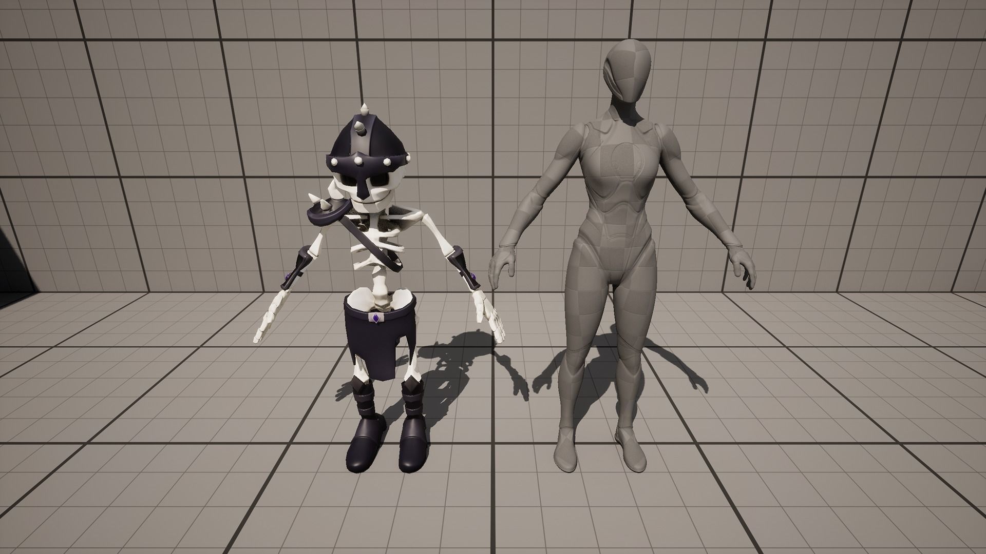 Cartoon Skeleton Soldier - Mobile Game Ready Low-poly 3D model_18