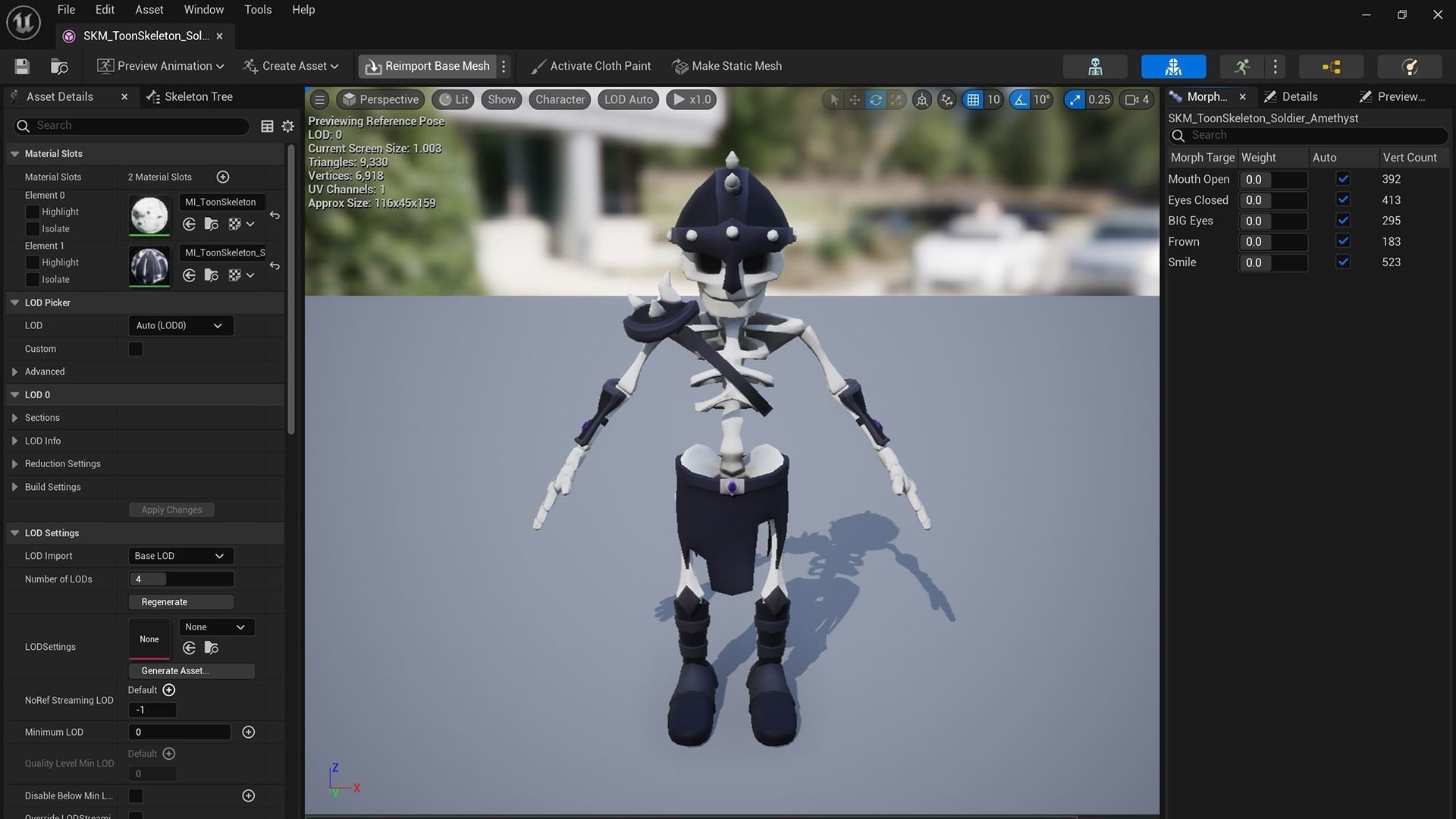 Cartoon Skeleton Soldier - Mobile Game Ready Low-poly 3D model_15