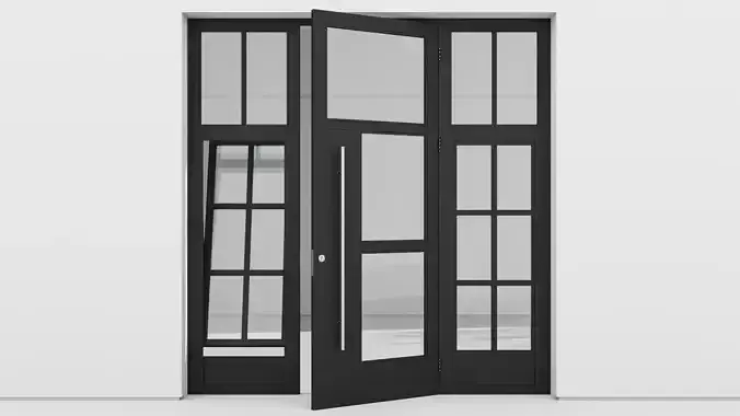 Aluminium door 236