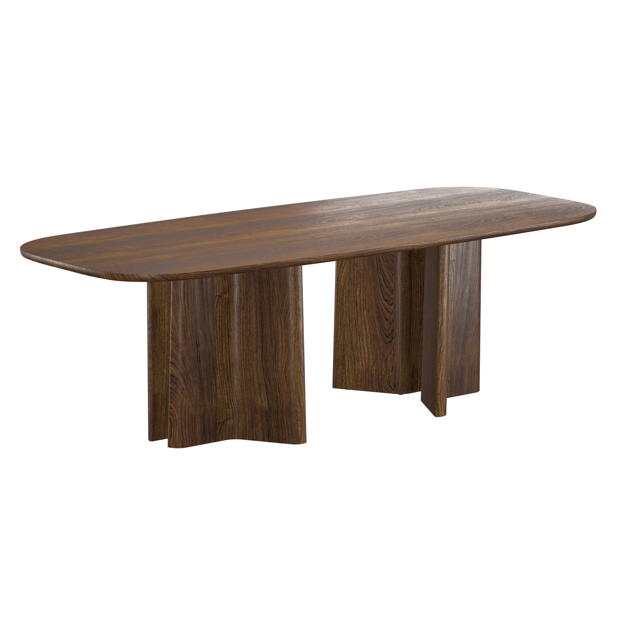 Issho Rectangle Table 8 Seater 3D model_1