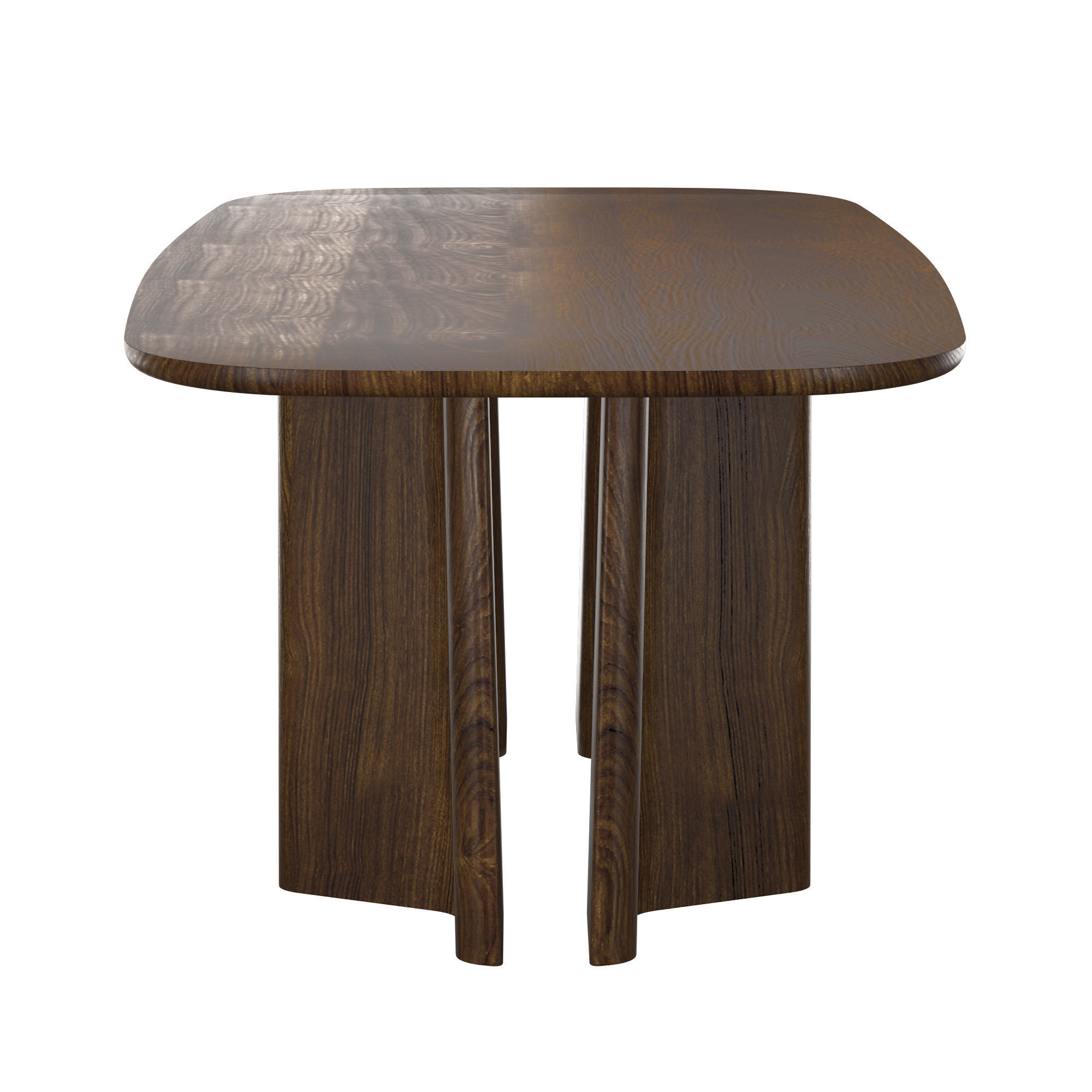 Issho Rectangle Table 8 Seater 3D model_4