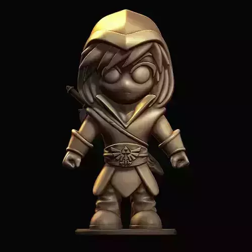 Link  Legend of Zelda  fusion Ezio Auditore  Assassin s Creed  3D print model