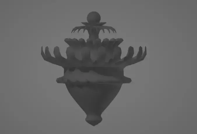 Top game model 3D model