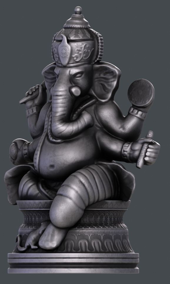 Ganesha 3D print model_4