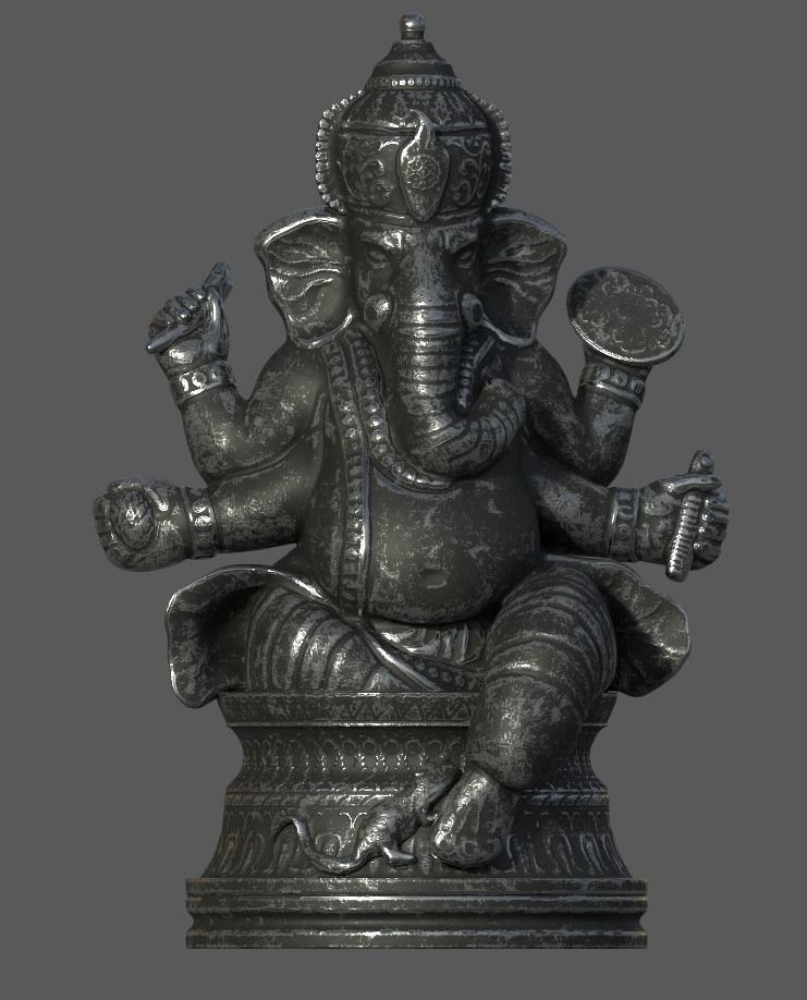Ganesha 3D print model_5