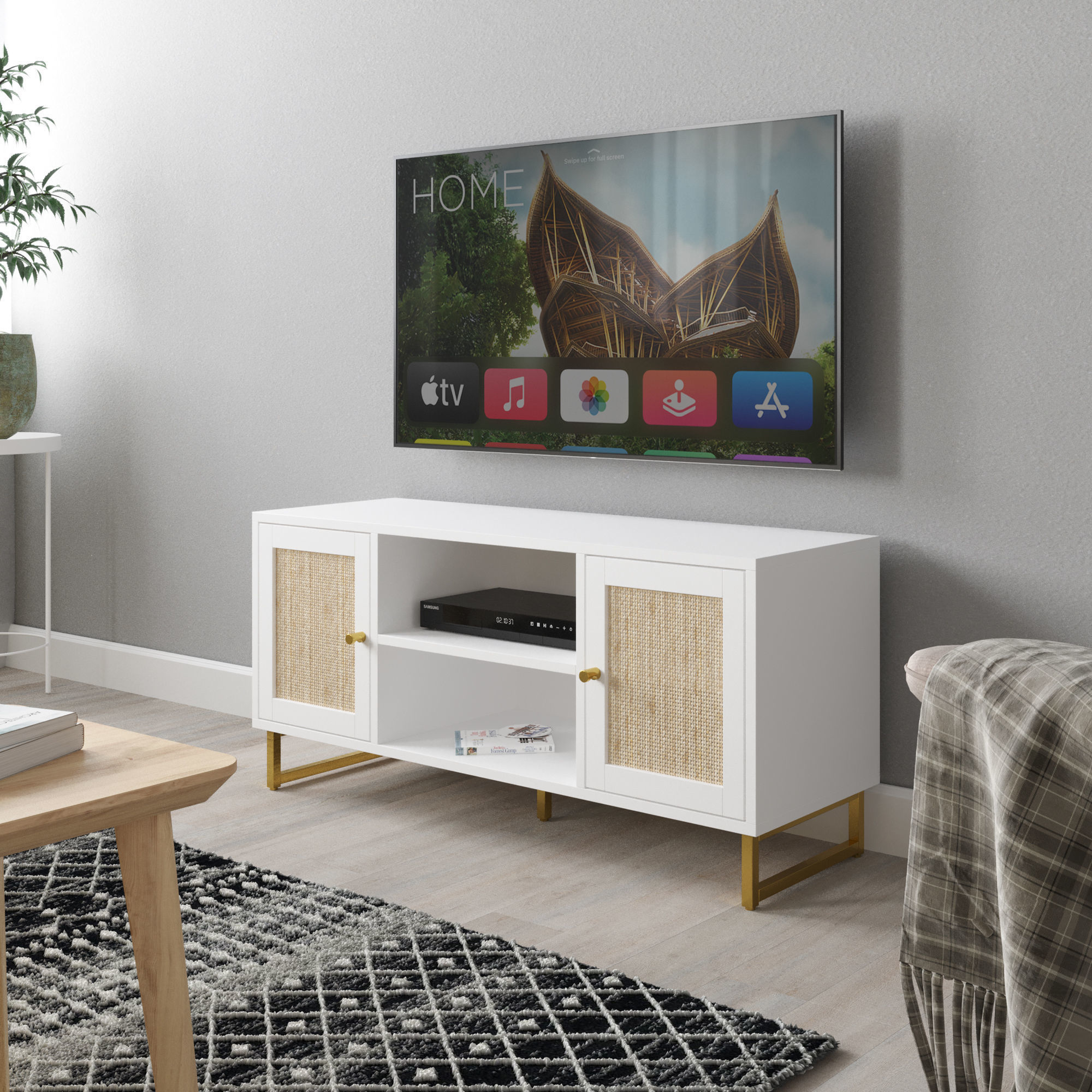 Nathan James Mina Modern TV Stand 3D model_5