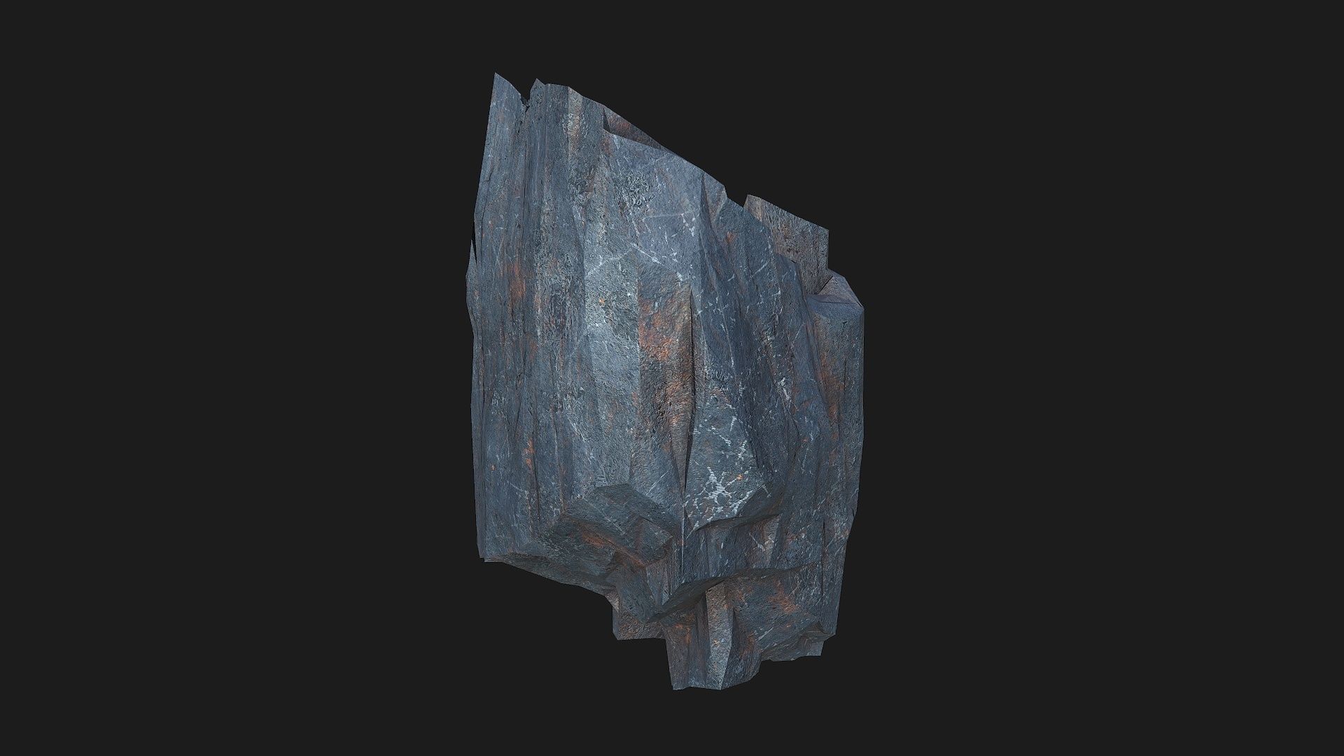 cliff rocks - 3D Models PBR Pack 07 Low-poly 3D model_13