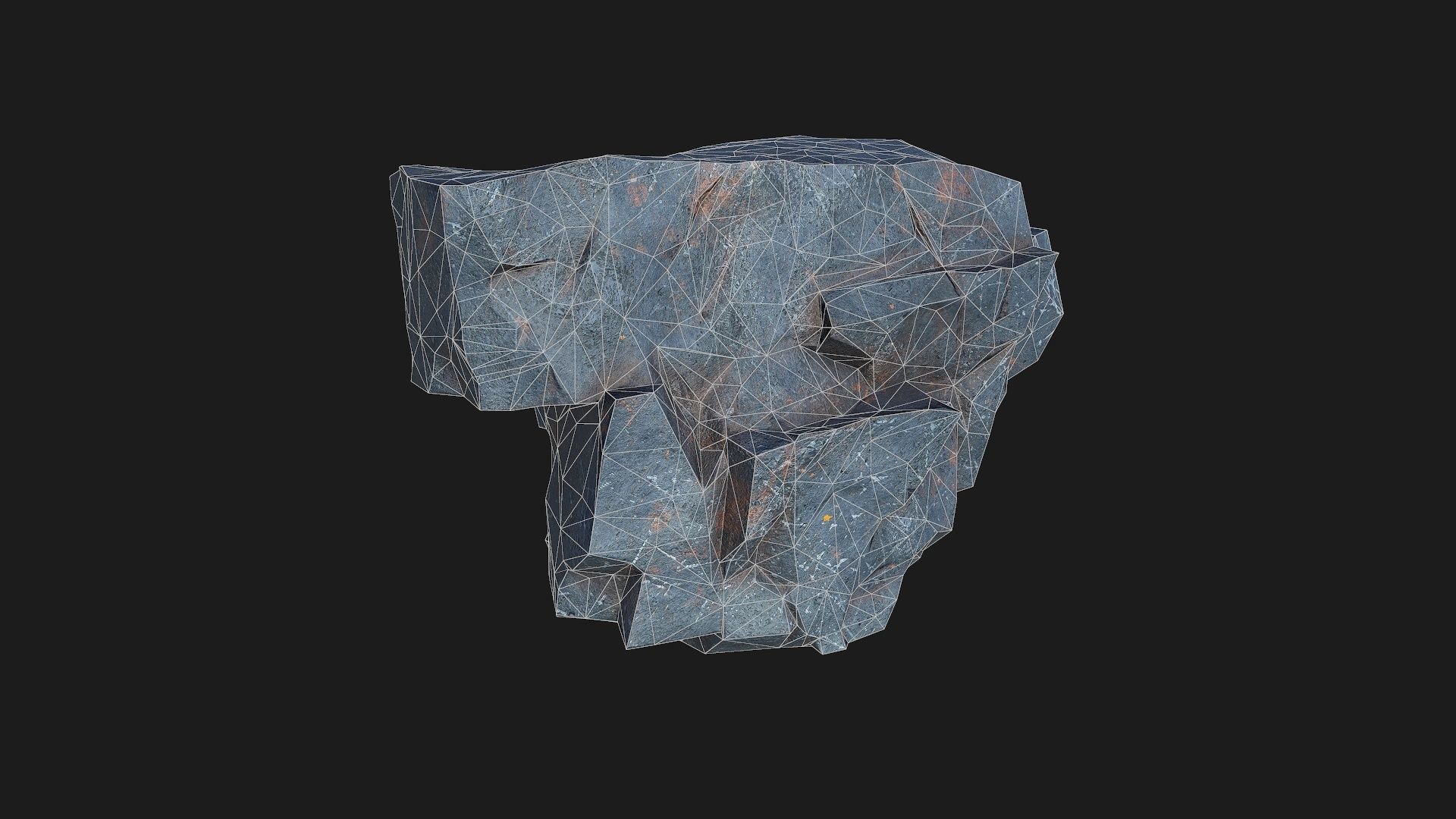 cliff rocks - 3D Models PBR Pack 07 Low-poly 3D model_6