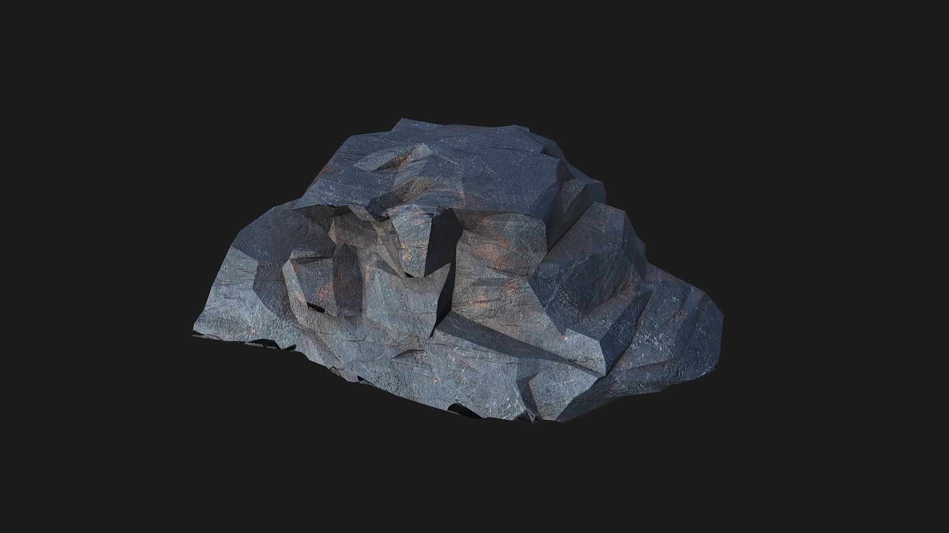 cliff rocks - 3D Models PBR Pack 07 Low-poly 3D model_17
