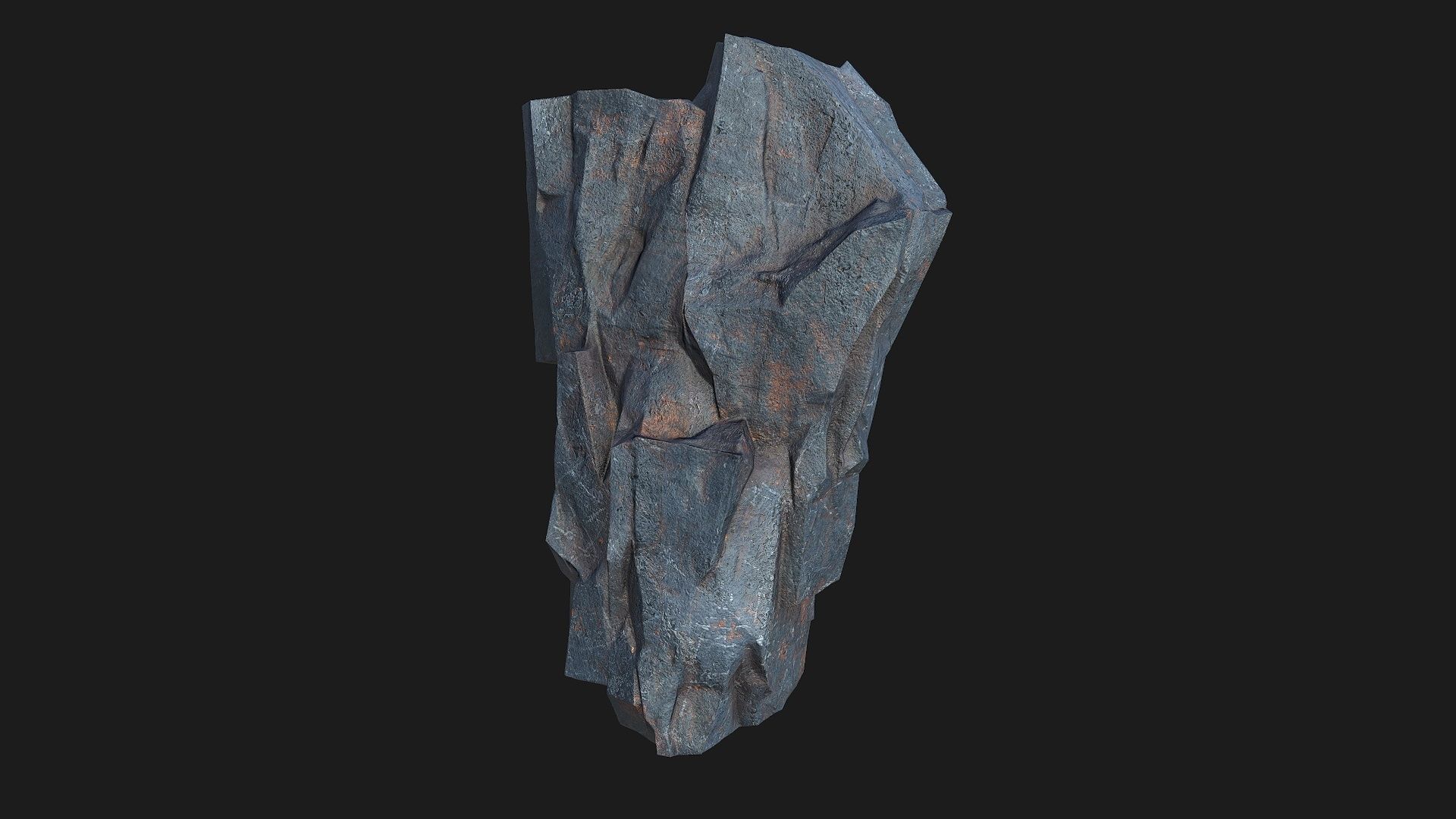 cliff rocks - 3D Models PBR Pack 07 Low-poly 3D model_9