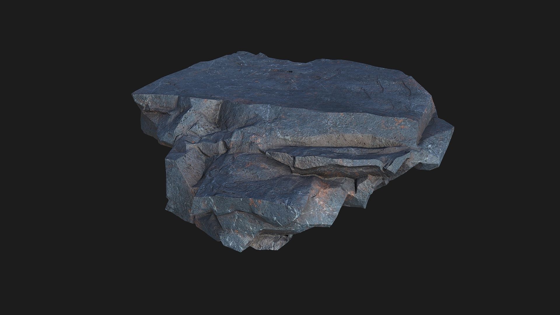 cliff rocks - 3D Models PBR Pack 07 Low-poly 3D model_7