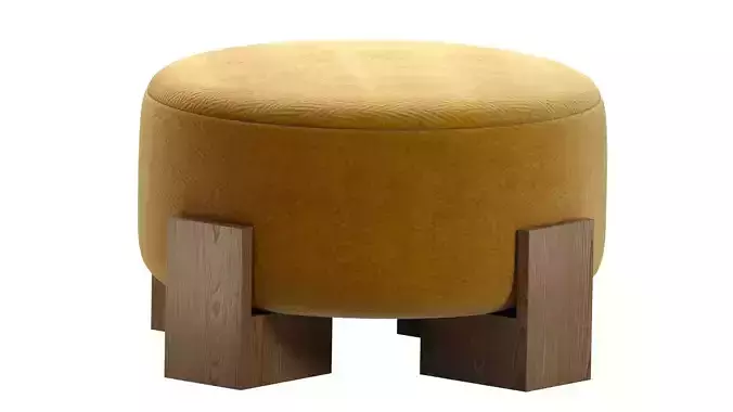 Cassete Pouf By Alter Ego 3D model