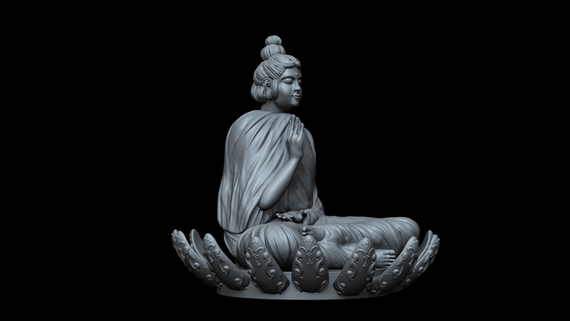 Buda Siddhartha Gautama 3D print model_5
