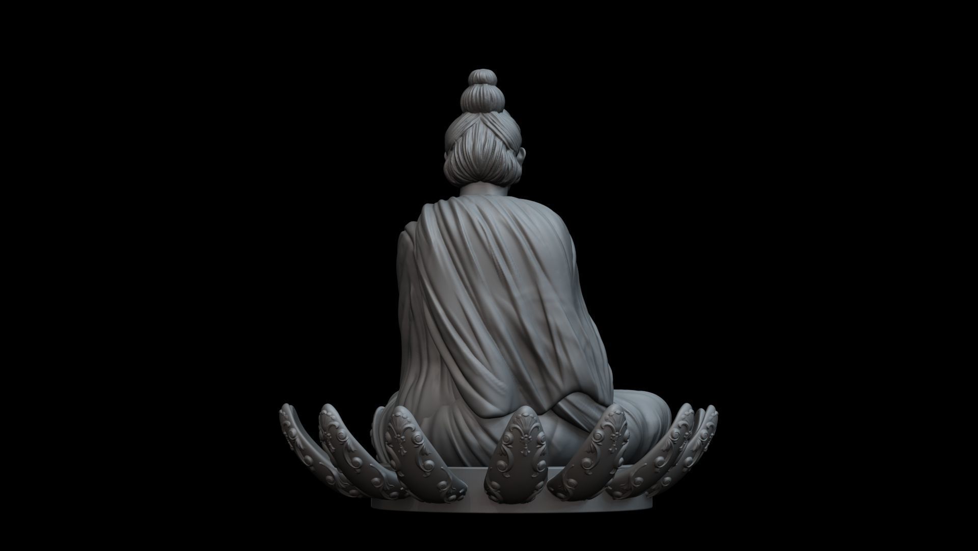 Buda Siddhartha Gautama 3D print model_4