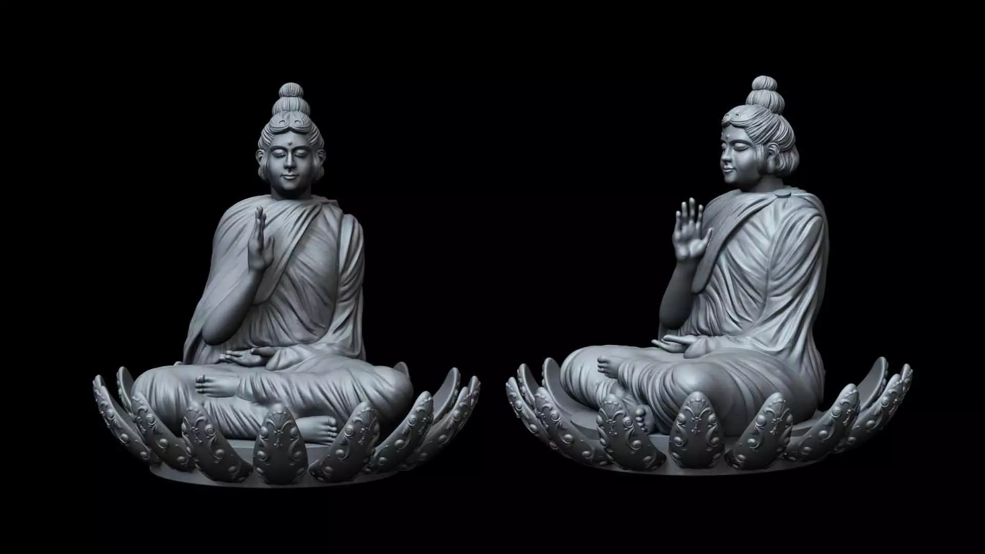 Buda Siddhartha Gautama 3D print model_0