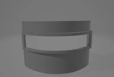 Helmet Visor Free low-poly 3D model