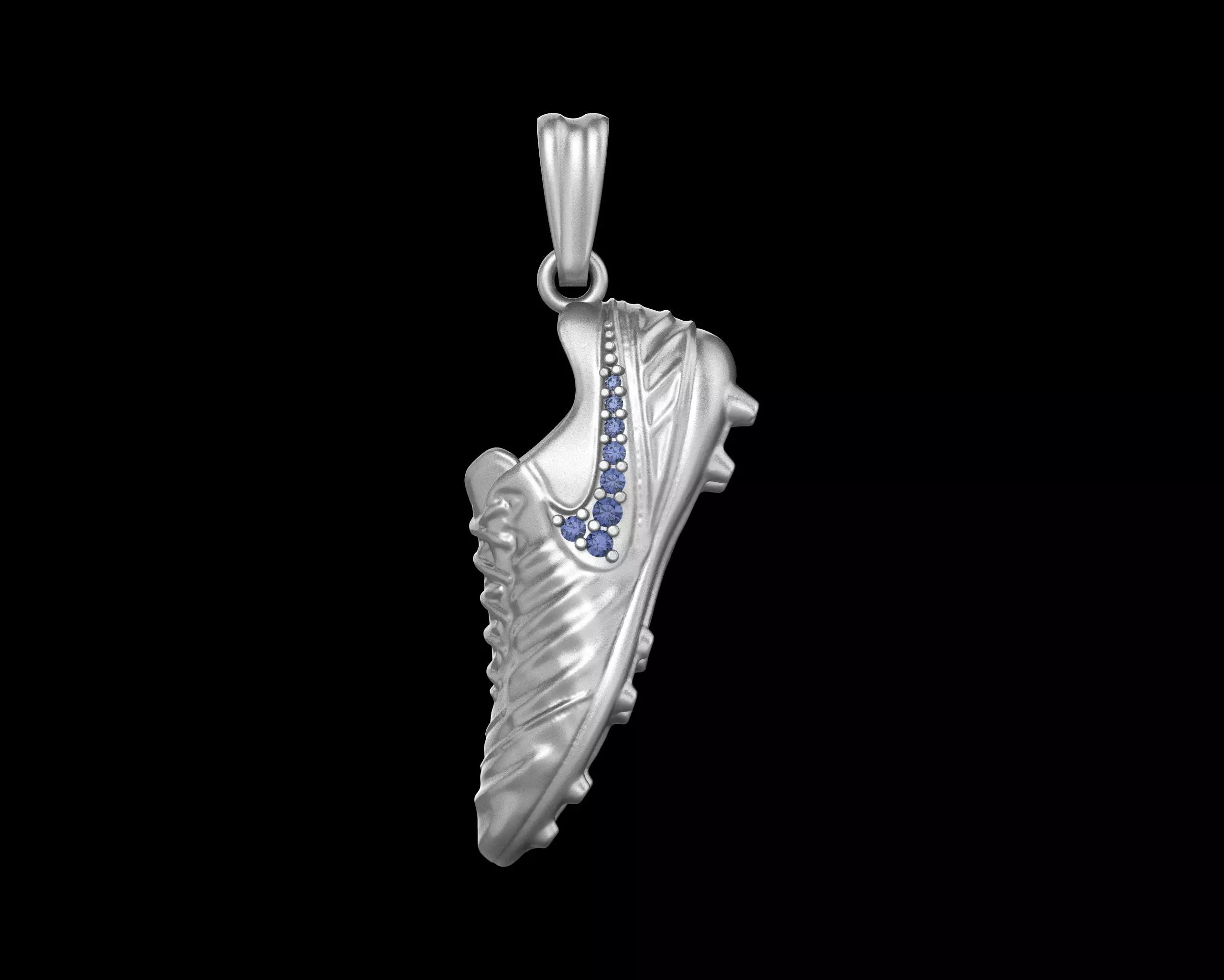 Football Boot Pendant with gems N91 3D print model_0
