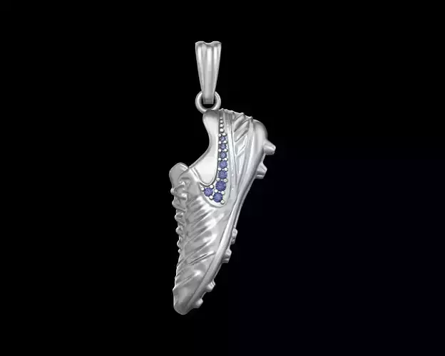 Football Boot Pendant with gems  N91 3D print model