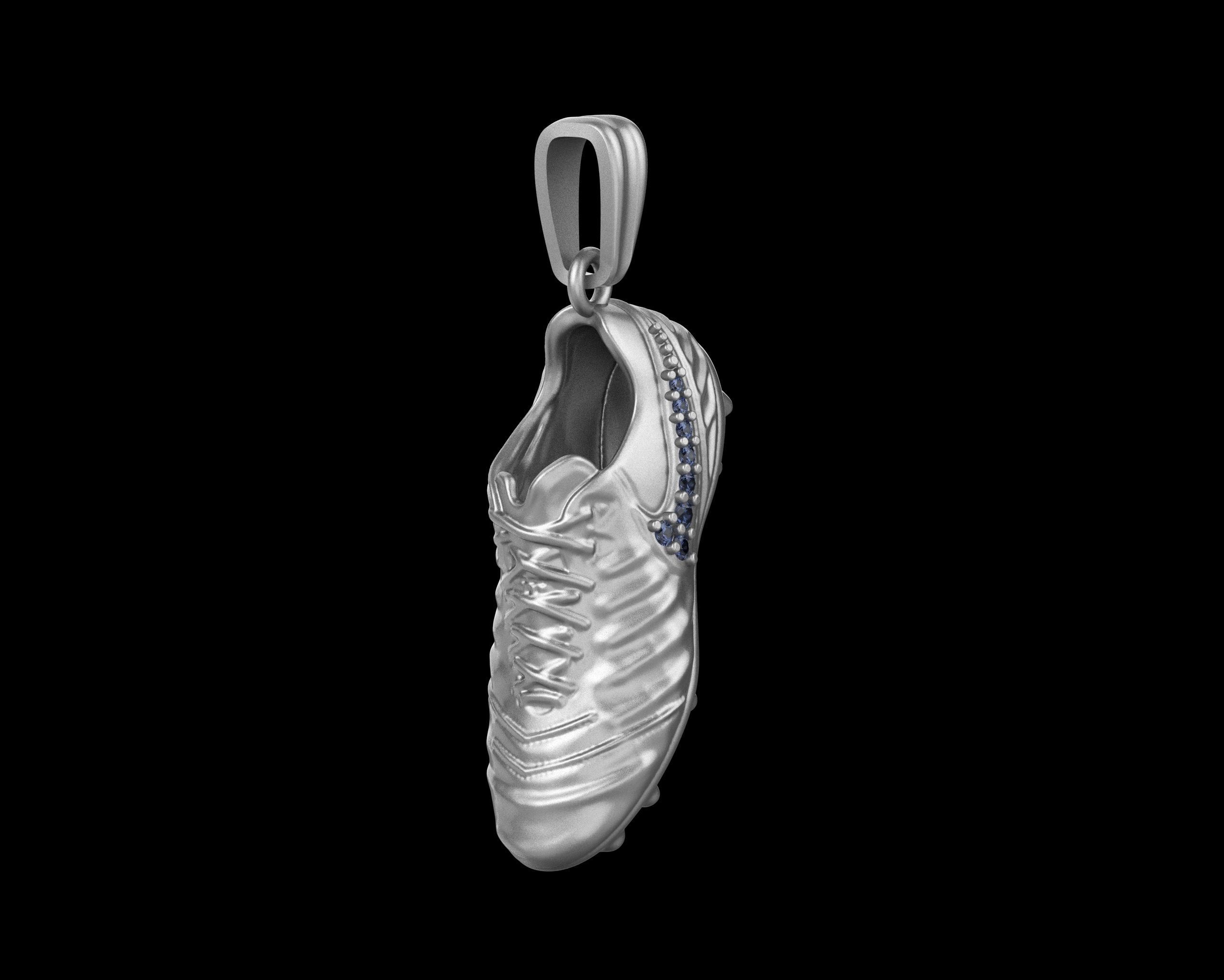 Football Boot Pendant with gems N91 3D print model_2
