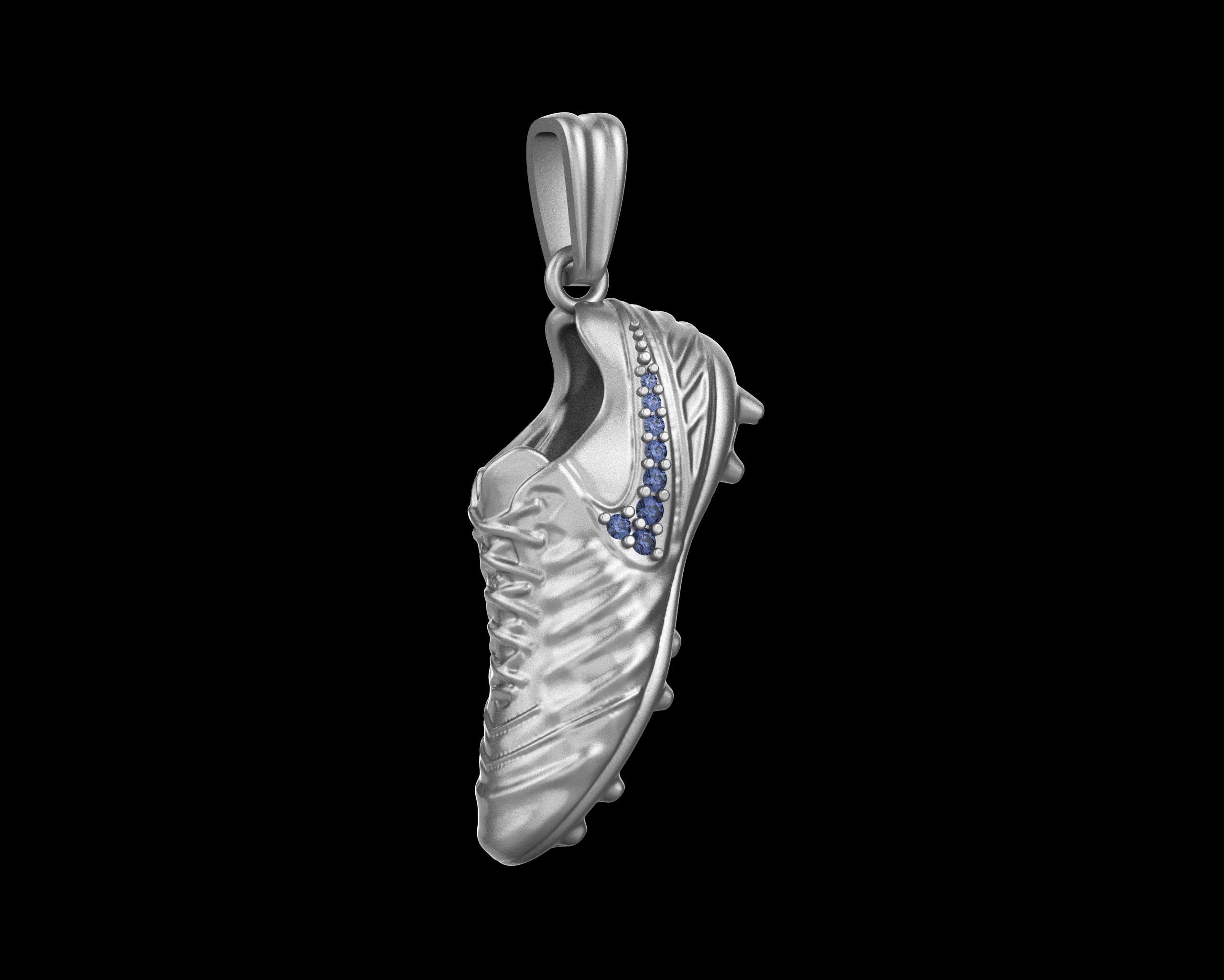 Football Boot Pendant with gems N91 3D print model_1