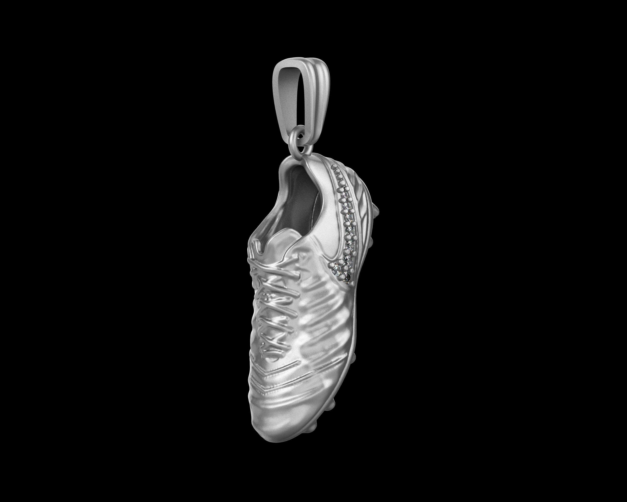 Football Boot Pendant with gems N91 3D print model_19