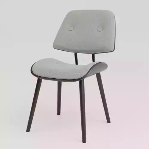 Upholstered chair Free 3D model