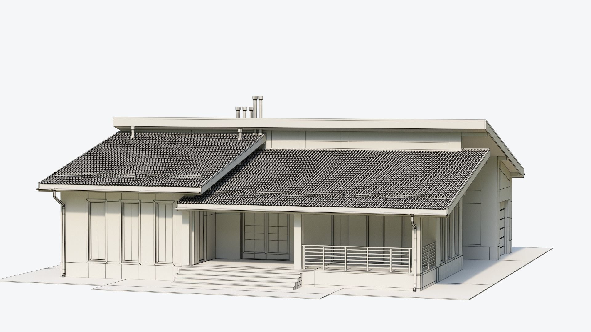 Residential  House 17 3D model_14