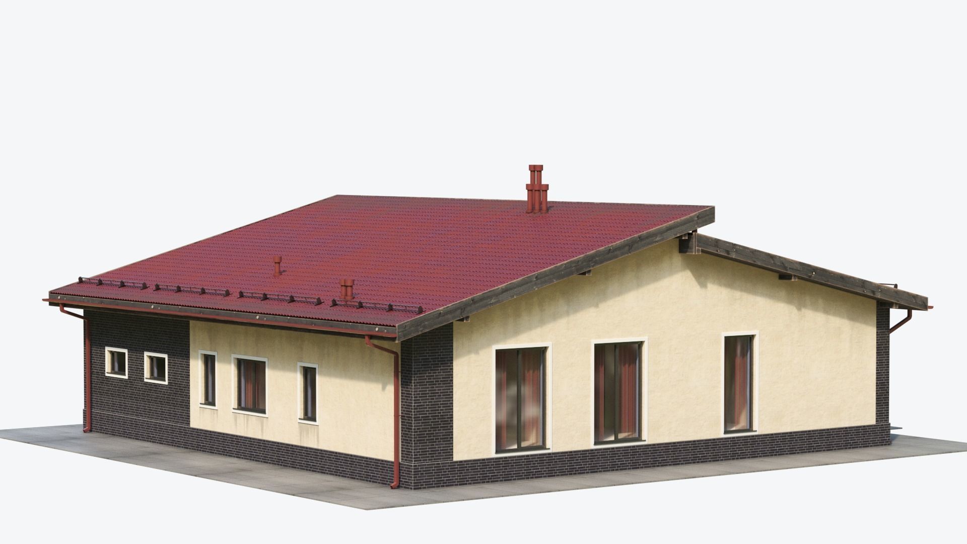 Residential  House 17 3D model_7