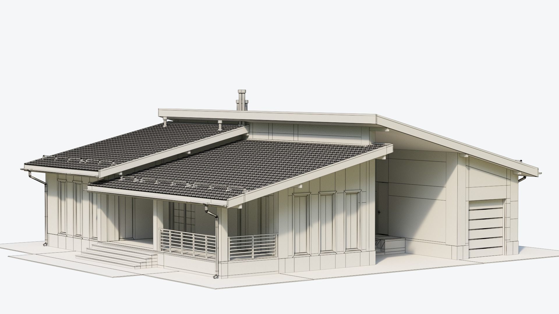 Residential  House 17 3D model_13