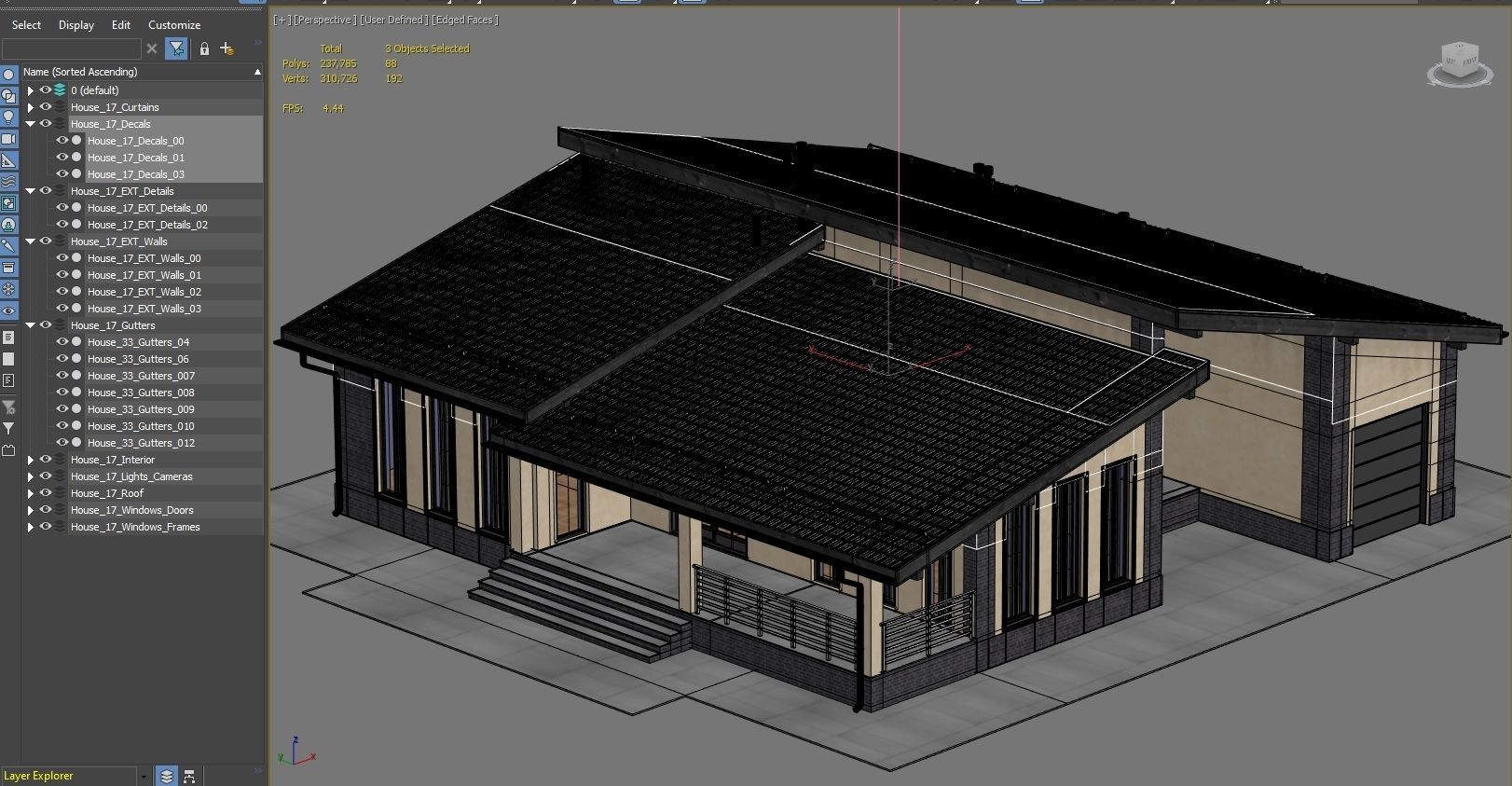 Residential  House 17 3D model_28