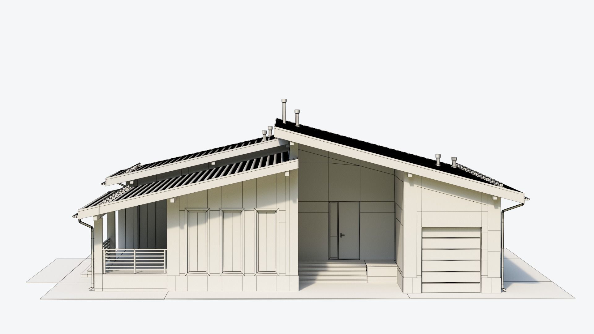 Residential  House 17 3D model_24