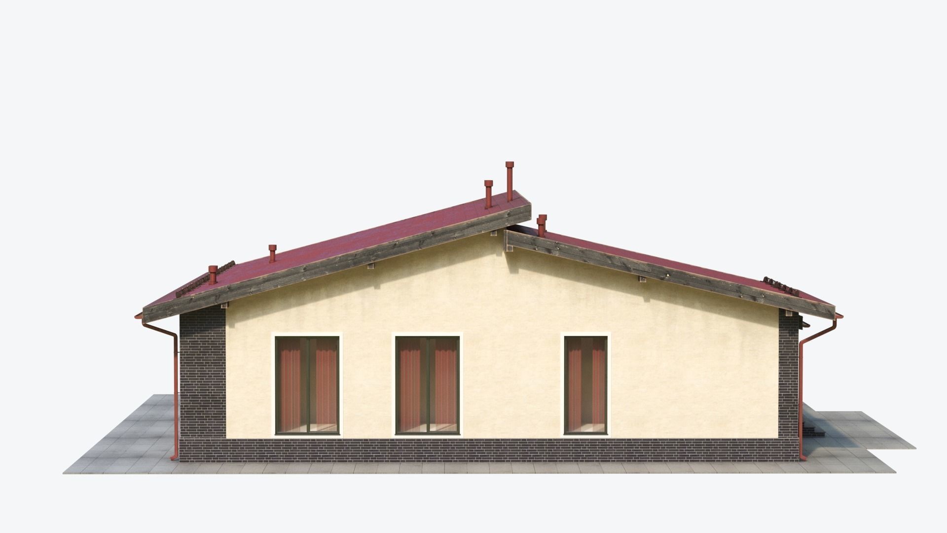 Residential  House 17 3D model_6