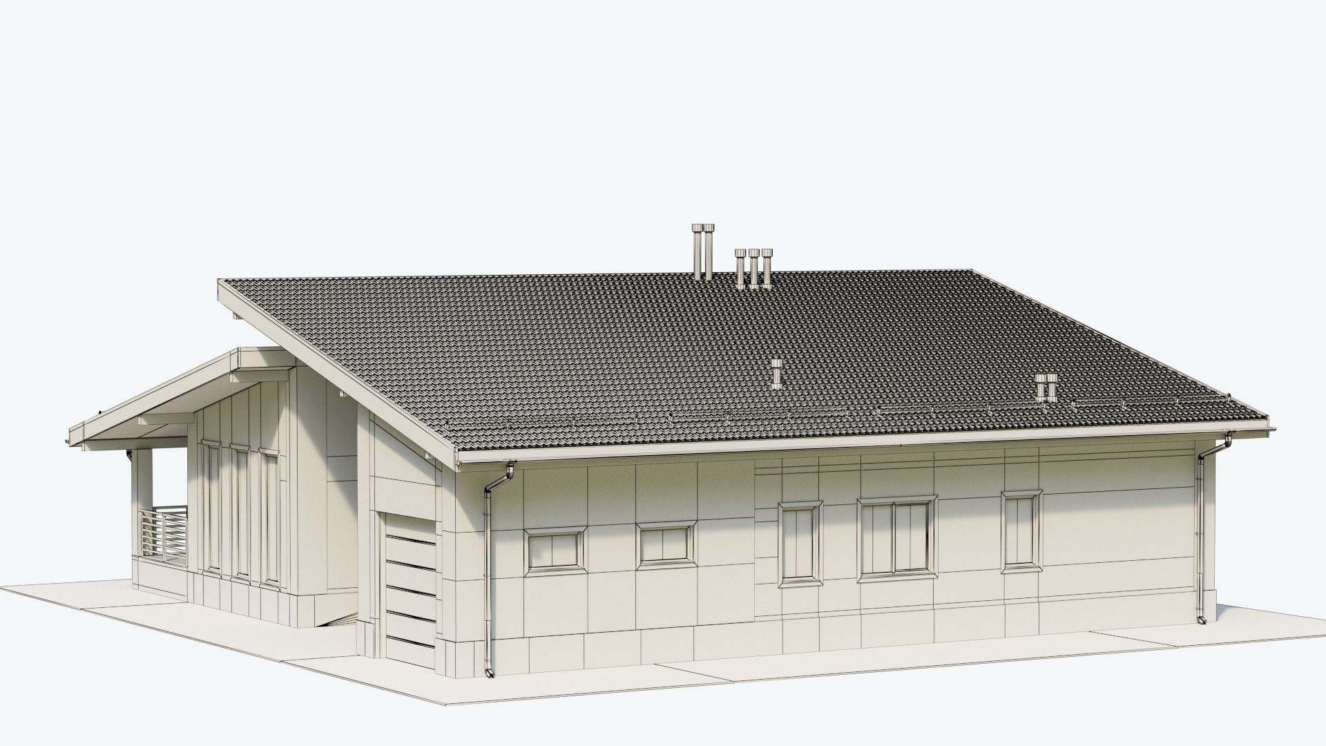 Residential  House 17 3D model_22