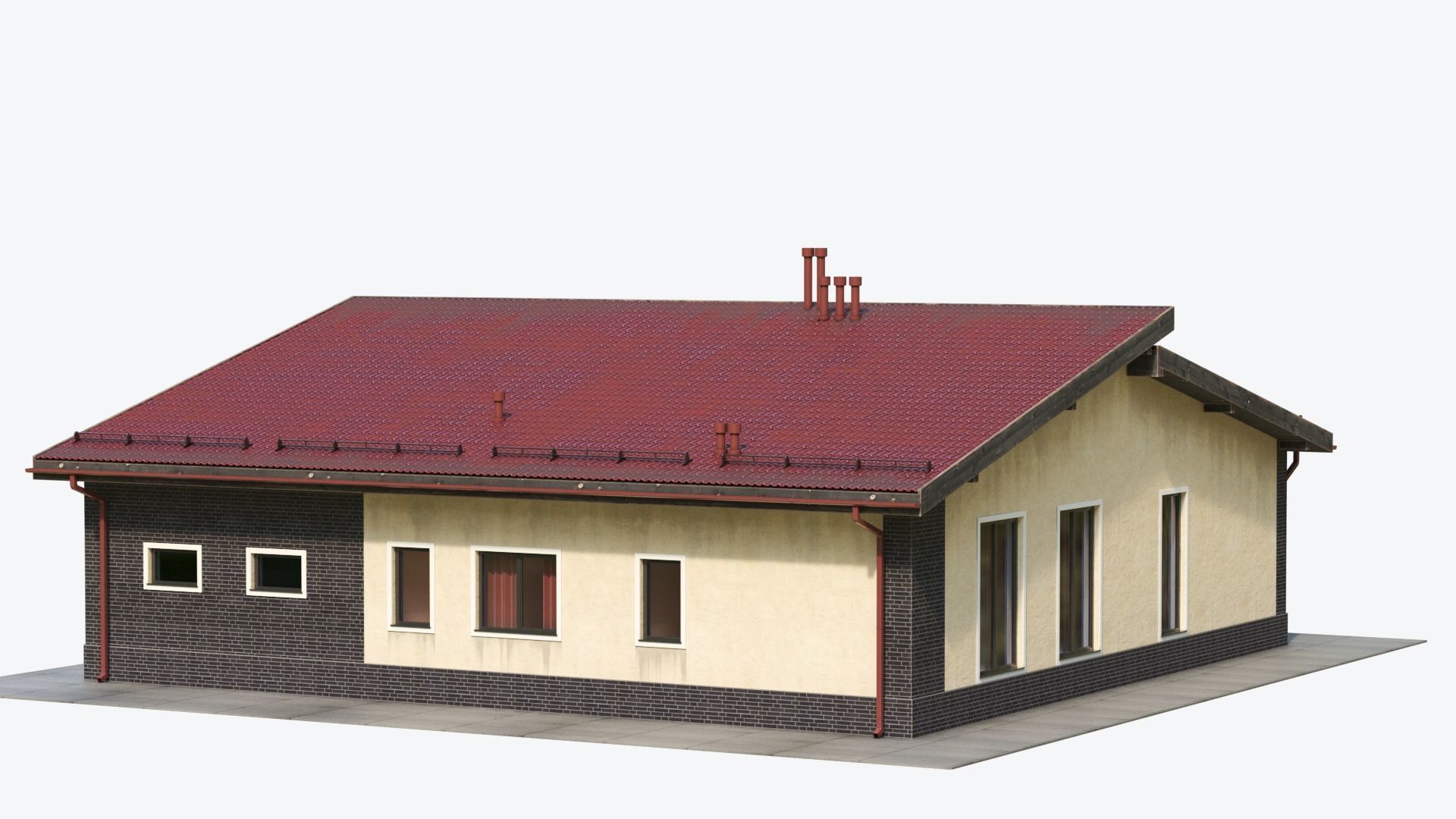 Residential  House 17 3D model_8