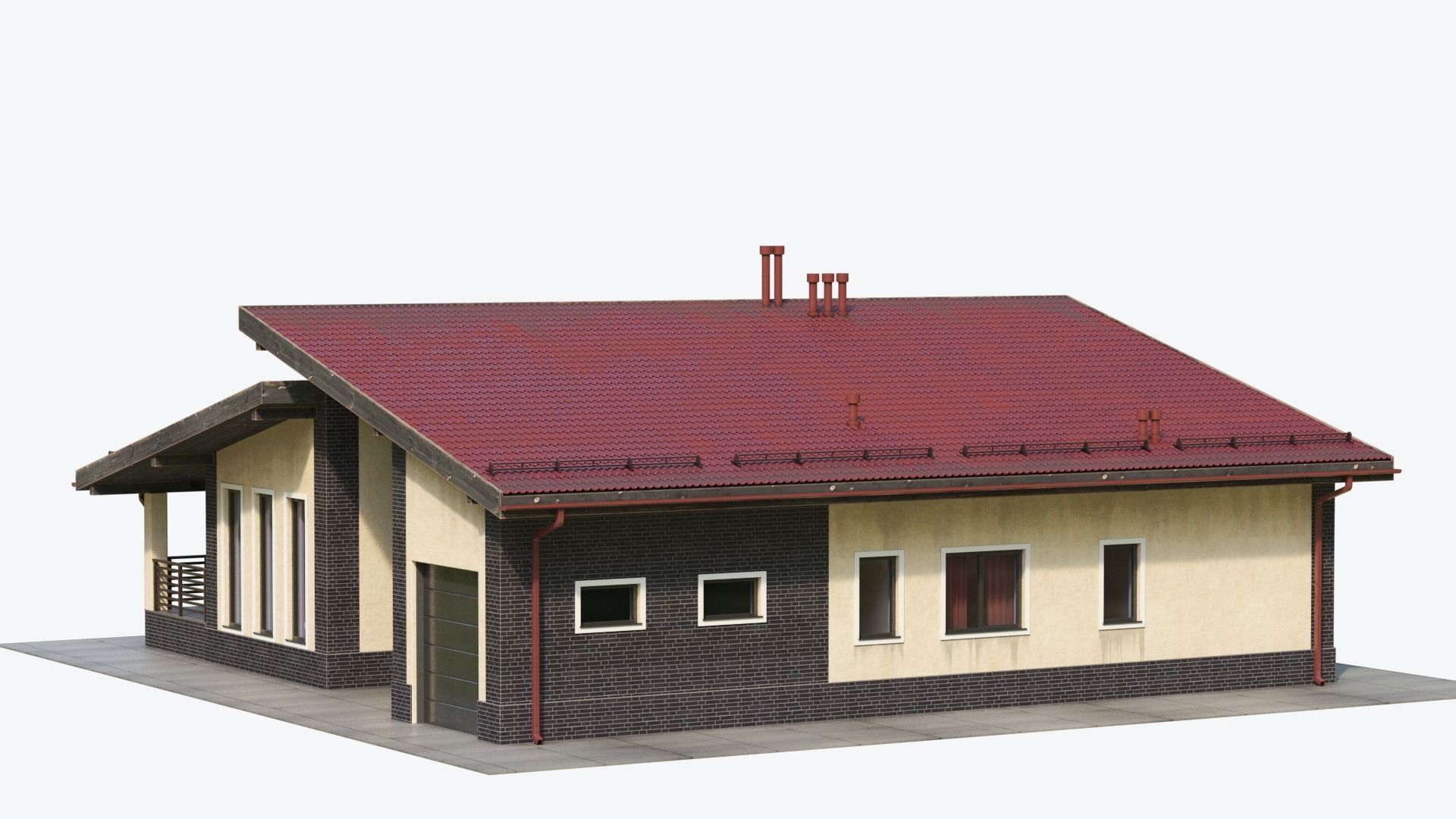 Residential  House 17 3D model_10