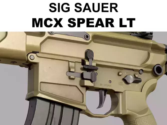 MCX Spear LT - Replica - LOW POLY  Low-poly 3D model