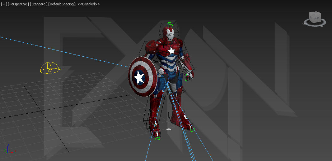 Iron Patriot MK 41 Super Soldier 3D model_11