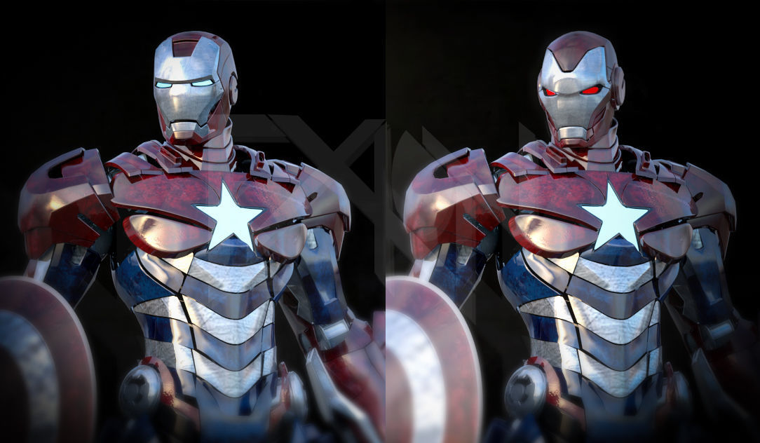 Iron Patriot MK 41 Super Soldier 3D model_2