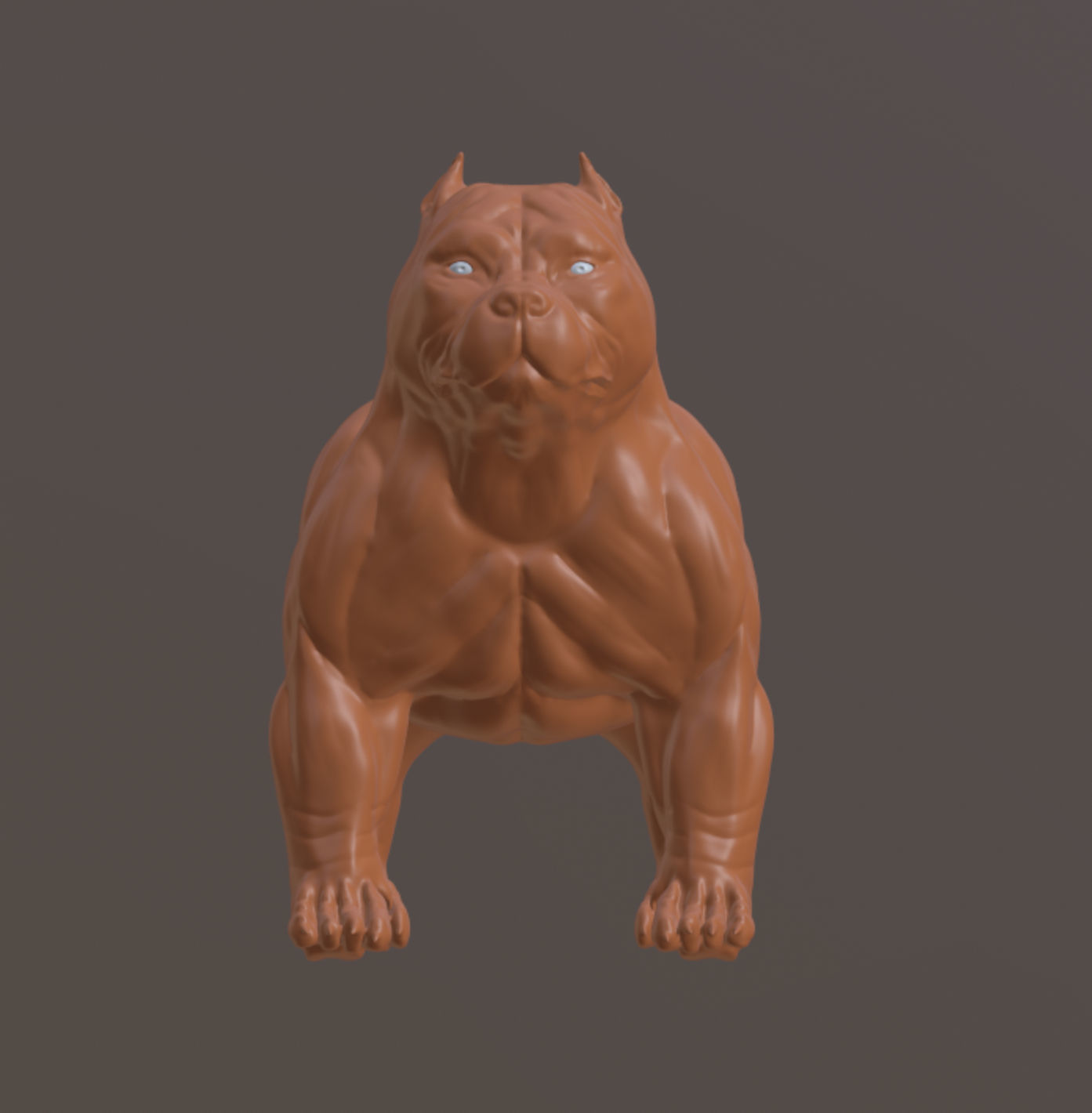 American Bully 3D print model_3