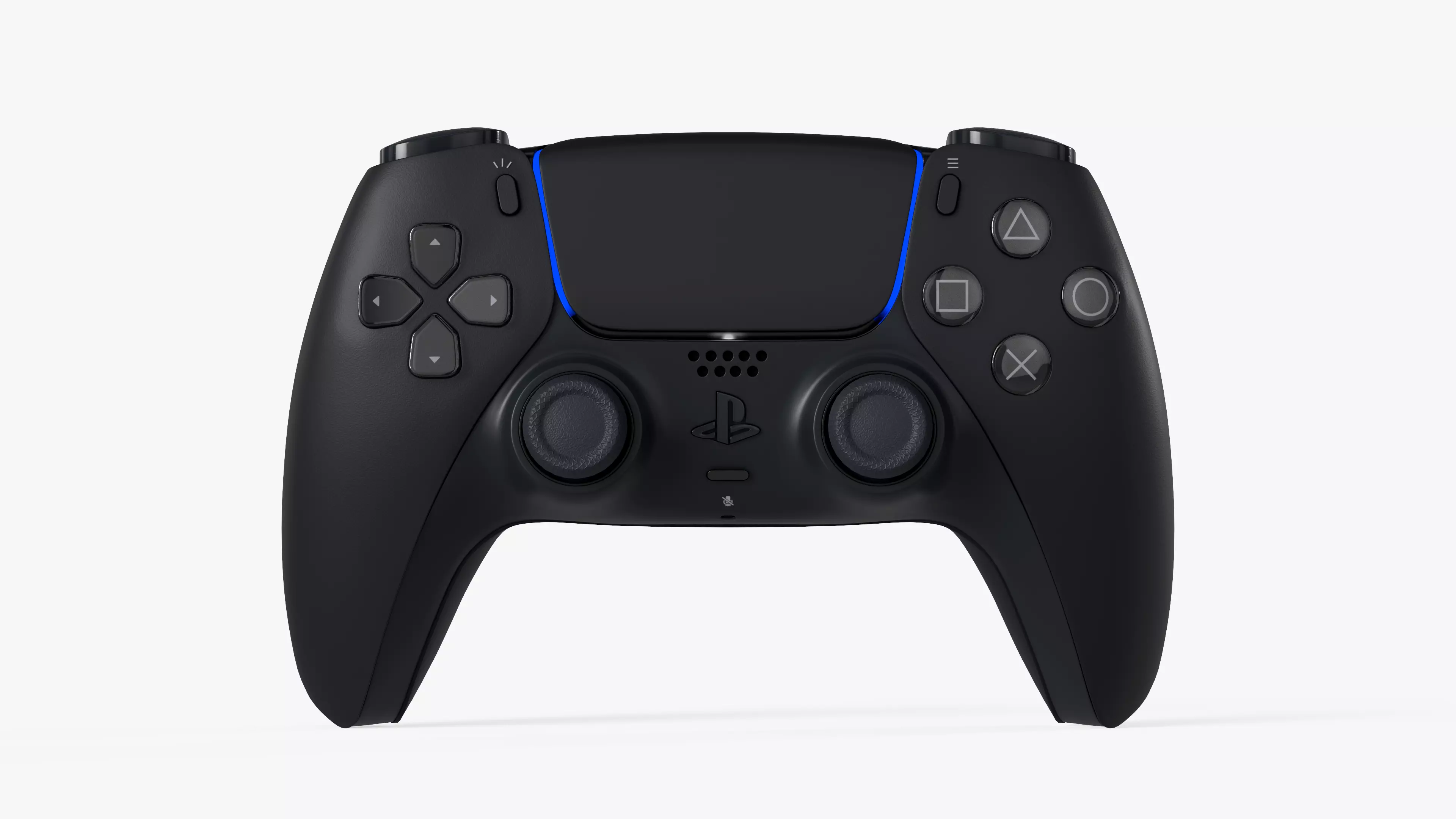 Dualsense Midnight Black Low-poly 3D model