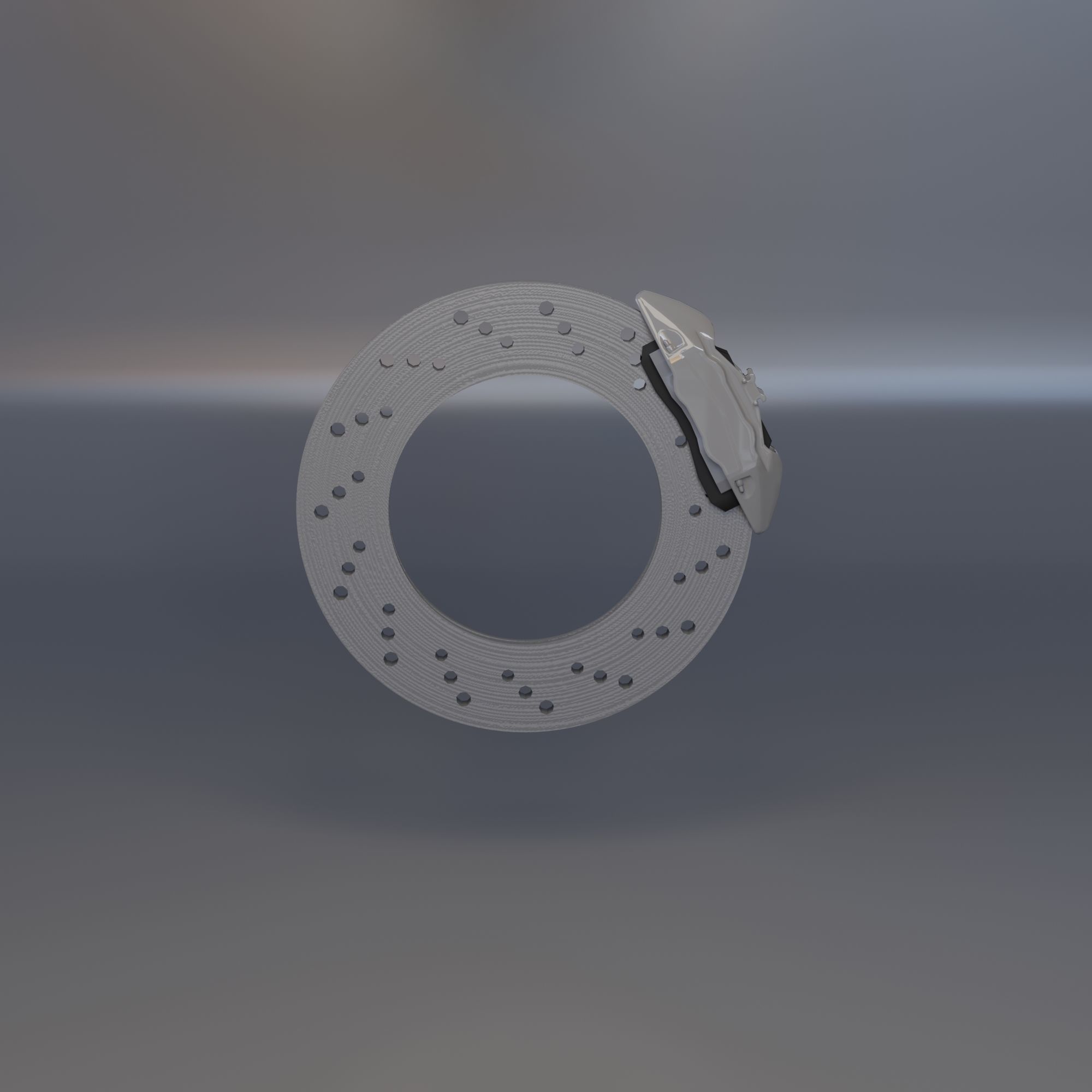 luxury sport car wheel Free 3D model_3