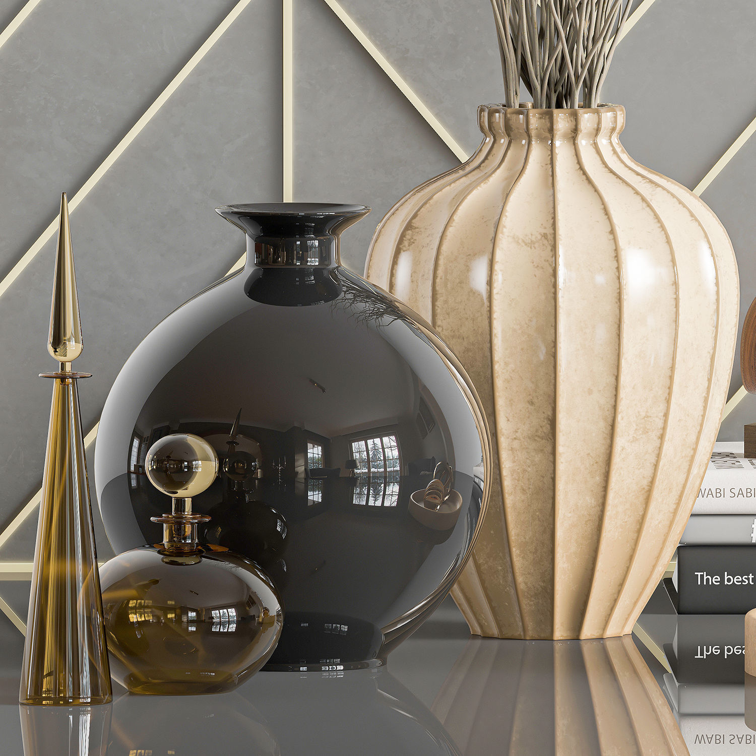 Decorative-set-03 3D model_2