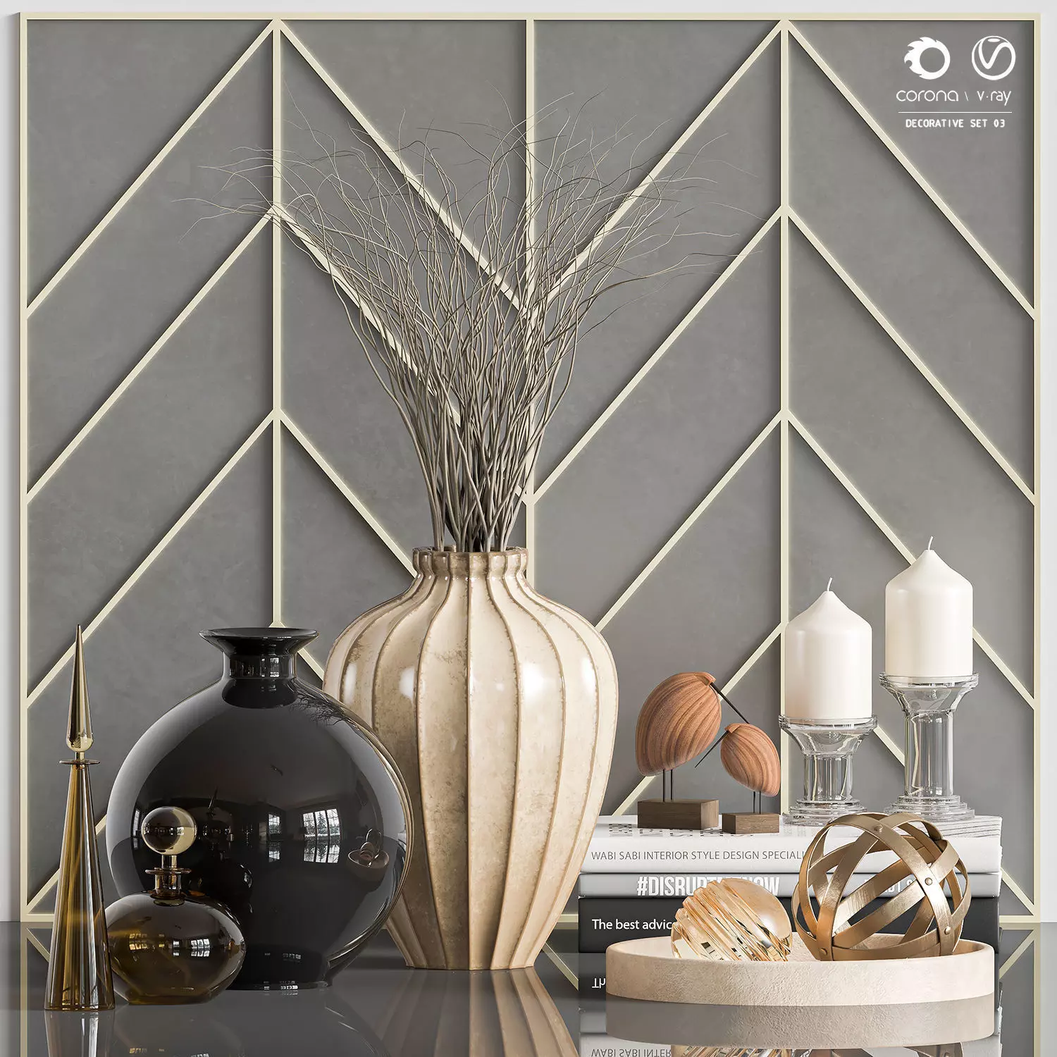 Decorative-set-03 3D model_0