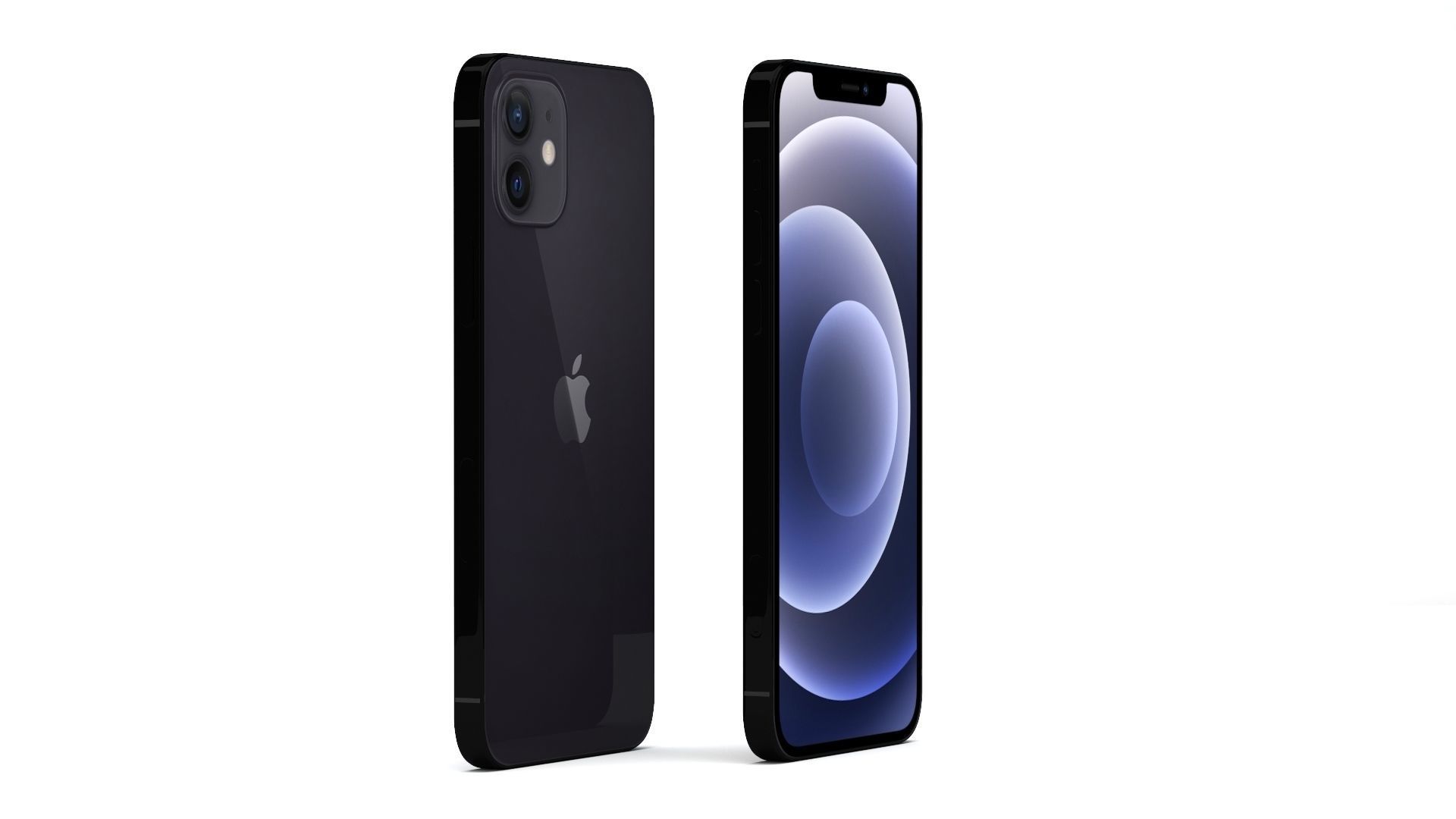 Apple iPhone 12 Black 3D model_6