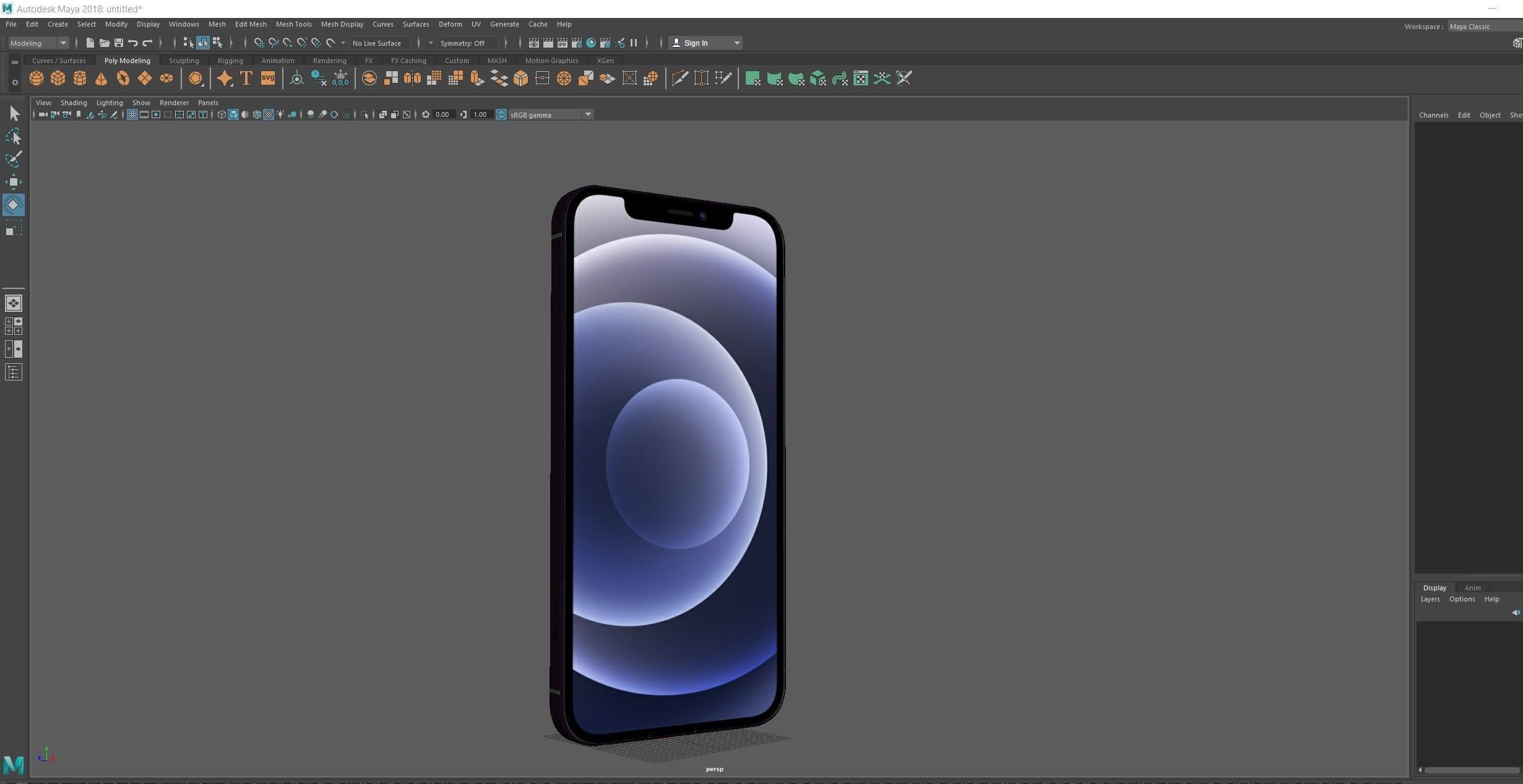 Apple iPhone 12 Black 3D model_19